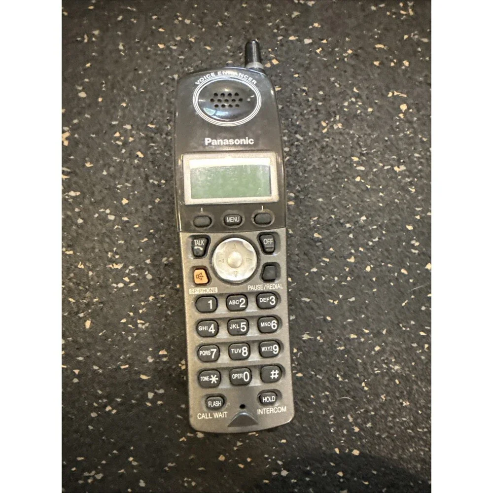 Panasonic KX-TG5439S 5.8 GHz Dual Handsets Single Line Cordless Phone
